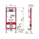 Инсталляция для подвесного унитаза Tece 9.400.001 в комплекте с клавишей TECE now (9.400.001+9.240.403) фото 2 Aquada.com.ua