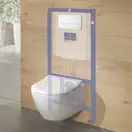 VILLEROY & BOCH Инсталляция для подвесного унитаза Villeroy&Boch ViConnect, креплением к стене и прокладкой (92246100) фото 2 Aquada.com.ua