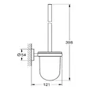 Туалетний йоржик, Grohe Essentials, графіт (40374AL1)