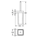 Ершик для унітазу Grohe Selection Cube (40857000)