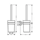 Щітка для унітазу, Hansgrohe Logis Universal (41722000)