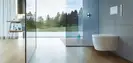 Клавиша смыва, бесконтактная Duravit A1 (стекло белое) (WD5003012000) фото 3 Aquada.com.ua