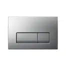 Geberit DELTA 51 смывная клавиша, двойной смыв, пластик, хром глянец (115.105.21.1)