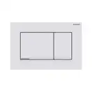 Geberit Sigma 30 Клавіша змиву, білий матовий/хром (115.883.JT.1)