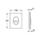 Grohe Skate Air Панель змиву, SuperSteel (38505SH0)