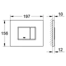 Grohe Skate Cosmopolitan Панель змиву, матовий хром (38732SH0)