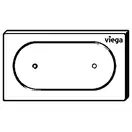 Дистанционный активатор смыва унитаза для Viega Prevista Visign for Style 23, электронный, хромированный пластик (773076) фото 2 Aquada.com.ua