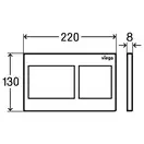 Панель смыва Viega Prevista Visign for Style 21 цвет хром (773236) фото 3 Aquada.com.ua