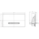 Клавиша смыва Villeroy & Boch ViConnect (стекло - Glass Glossy Black) (922160RB) фото 6 Aquada.com.ua