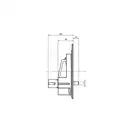 Кнопка смыва Villeroy & Boch ViConnect E300 (белый матовый/хром) (922169N5) фото 3 Aquada.com.ua