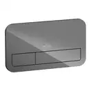 Клавиша смыва Villeroy & Boch ViConnect стекло Glass Glossy Grey (922400RA) фото 1 Aquada.com.ua