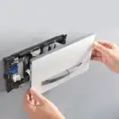 GEBERIT система очистки воздуха DuoFresh с ручным срабат-ем и контейнером для картриджа DuoFresh, для смыв. бачка скрыт. монтажа Sigma 12, хром (115.051.21.1) фото 2 Aquada.com.ua