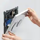 GEBERIT система очистки воздуха DuoFresh с ручным срабат-ем и контейнером для картриджа DuoFresh, для смыв. бачка скрыт. монтажа Sigma 12, хром (115.051.21.1) фото 5 Aquada.com.ua