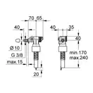 Наповнюючий клапан Grohe Dally-Fvent (37095000)