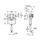 GROHE Змивний бачок GD 2 (38661000) фото 2 Aquada.com.ua