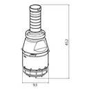 Клапан, що змиває Grohe Servo, білий (42690000)