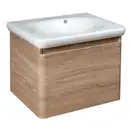Тумба с раковиной Devit Fly 640 x 500 x 510 мм светлый дуб (0020120WO) фото 1 Aquada.com.ua