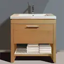 Тумба под раковину Duravit 2nd floor 780х490 мм,дуб беленный (2F645706565) фото 1 Aquada.com.ua