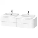 Тумбочка для подвесной консоли Duravit Happy D.2 Plus 160 х 55 см, белый глянец (HP4964B2222) фото 1 Aquada.com.ua