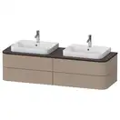 Тумбочка для подвесной консоли Duravit Happy D.2 Plus 160 х 55 см, лён (HP4964B7575) фото 1 Aquada.com.ua