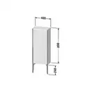 Шкафчик напольный Duravit XViu 40 x 24 х h113 см, белый глянцевый (XV1305LB122) фото 4 Aquada.com.ua
