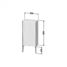 Шкафчик напольный Duravit XViu 50 x 24 х h113 см, доломитово-серый глянцевый лак (XV1306LB138) фото 2 Aquada.com.ua