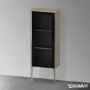 Шкафчик напольный со стеклянными дверцами Duravit XViu 40 x 24 х h113 см, дуб кашемировый (XV1360LB111) фото 2 Aquada.com.ua