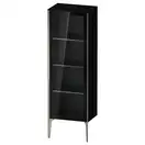 Шкафчик напольный со стеклянными дверцами Duravit XViu 50 x 36 х h157 см, чёрный глянцевый (XV1368LB140) фото 1 Aquada.com.ua