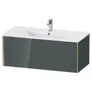 Тумба подвесная под раковину Duravit XViu 101 x 48 см, доломитово-серый глянцевый лак (XV40270B138) фото 1 Aquada.com.ua