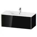 Тумба подвесная под раковину Duravit XViu 101 x 48 см, чёрный глянцевый (XV40270B140) фото 1 Aquada.com.ua