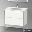 Тумба напольная под раковину Duravit XViu 81 x 48 см, белый глянцевый (XV43020B122) фото 2 Aquada.com.ua