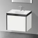 Тумба подвесная с раковиной c-bonded Duravit XViu 60 x 48 см, белый матовый (XV4609EB218P) фото 2 Aquada.com.ua