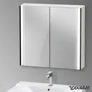 Зеркальный шкафчик с LED подсветкой Duravit XViu 82 х 15,6 х h80 см, версия «sensor» (XV71320B2B2) фото 2 Aquada.com.ua
