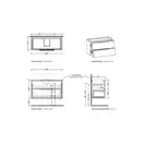 Подвесная тумба под умывальник Flaminia Bloom 850 мм, цвет - OJ Bianco (BX814) фото 2 Aquada.com.ua