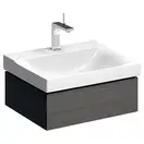Тумба под раковину с одним выдвижным ящиком Geberit Xeno² 580 х 462 мм, серый шпон (500.505.43.1) фото 1 Aquada.com.ua