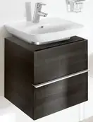 LAUFEN PALACE тумба 600*425*430мм, для раковины 810702/3, с комп. сифоном, цвет дуб антрацит (H4012020755481) фото 1 Aquada.com.ua