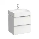 LAUFEN SPACE тумба 520*735*385 (410), с компактным сифоном, для умыв. 8.10.28.5 белая матовая (H4101821601001) фото 1 Aquada.com.ua