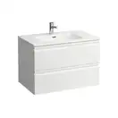 Тумба с умывальником 80 см Laufen Pro S, белый глянцевый (H8619634751041) фото 1 Aquada.com.ua