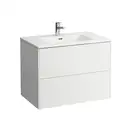 Тумба с умывальником 80 см Laufen Pro S, белый глянцевый (H8649612611041) фото 1 Aquada.com.ua