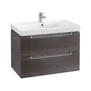 VILLEROY & BOCH Тумба под раковину Villeroy&Boch Subway 2.0 цвет Oak Graphite (A69600FQ) фото 1 Aquada.com.ua