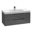 VILLEROY & BOCH SUBWAY 2.0 тумба под умывальник 98,7*52*44,9см, подвесная, цвет серый глянец (A69710FP) фото 1 Aquada.com.ua