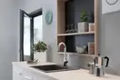 Встраиваемая кухонная мойка Hansgrohe S51 S510-F450 (цвет - чёрный графит) 450 (43312170) фото 3 Aquada.com.ua