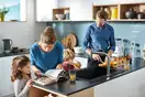 Встраиваемая кухонная мойка Hansgrohe S51 S510-F660 (цвет - чёрный графит) 660 (43313170) фото 6 Aquada.com.ua