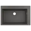 Встраиваемая кухонная мойка Hansgrohe S51 S510-F660 (цвет - серый камень) 660 (43313290) фото 1 Aquada.com.ua