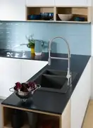 Встраиваемая кухонная мойка Hansgrohe S51 S510-F635 (цвет - чёрный графит) 180/450 (43315170) фото 7 Aquada.com.ua