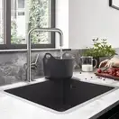 Hansgrohe S510-U450 Мийка кухонна під стільницю, Stonegrey (43431290)