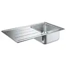 GROHE Мийка для кухні 860 x 500 мм з ексцентриком, 1 чаша, матова (31571SD0)