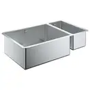 GROHE Мийка для кухні 760 x 450 мм, 1,5 чаши, матова, під стільницю, ліва (31575SD0)