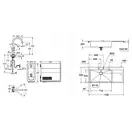 Набор Grohe мойка кухонная K1000 31581SD0 + смеситель Blue Home 31455001 (31581SD031455001)
