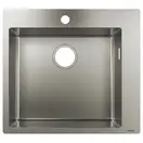 Встраиваемая кухонная мойка Hansgrohe S71 S711-F450 (цвет - нержавеющая сталь) 450 (43301800) фото 1 Aquada.com.ua